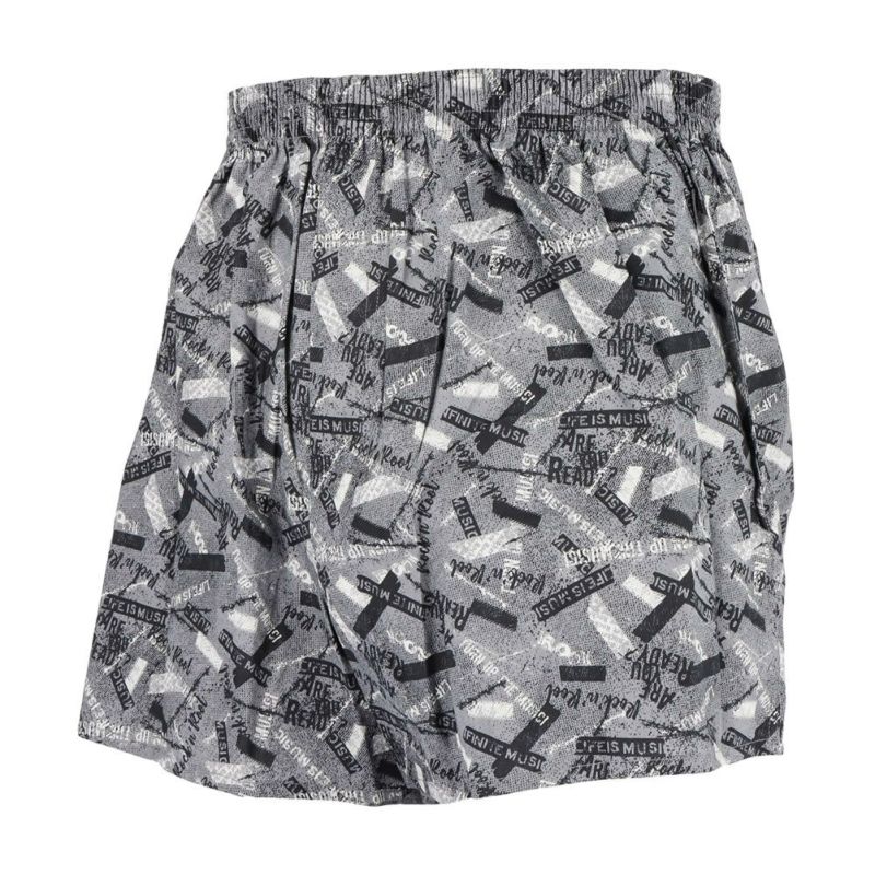 NAVY  英字柄トランクス メンズ ネコポス 対応商品商品画像-1
