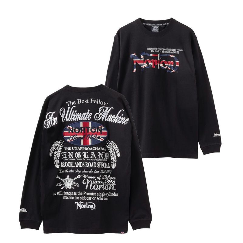 Norton  ユニオンジャック長袖Tシャツ メンズ商品画像-1