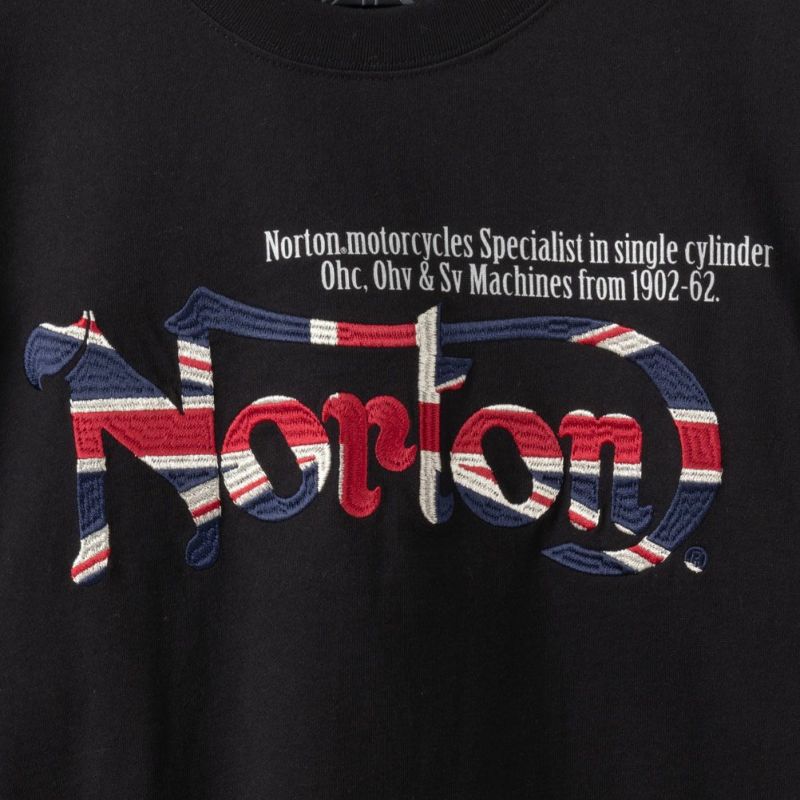 Norton ユニオンジャック長袖Tシャツ メンズ