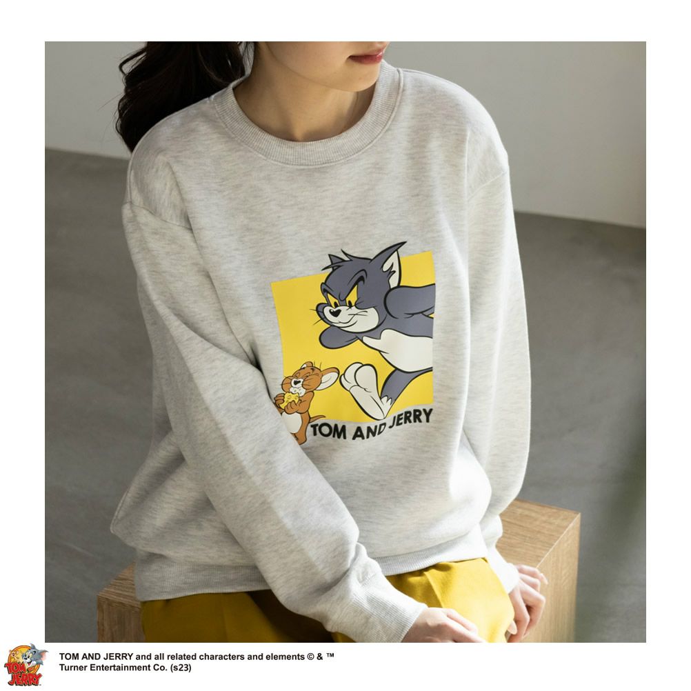 Tom and Jerry 裏起毛トレーナー レディース商品サムネイル-1