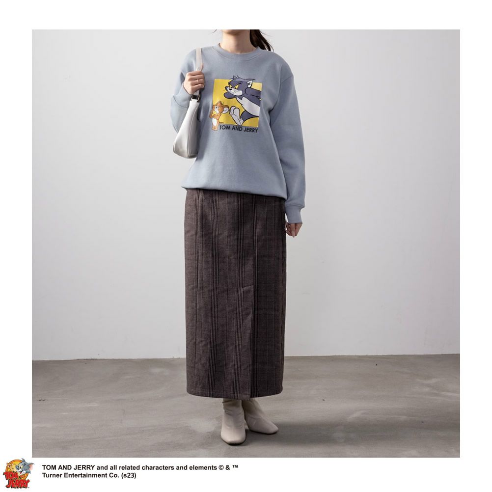 [期間限定価格]Tom and Jerry 裏起毛トレーナー レディース商品サムネイル-9
