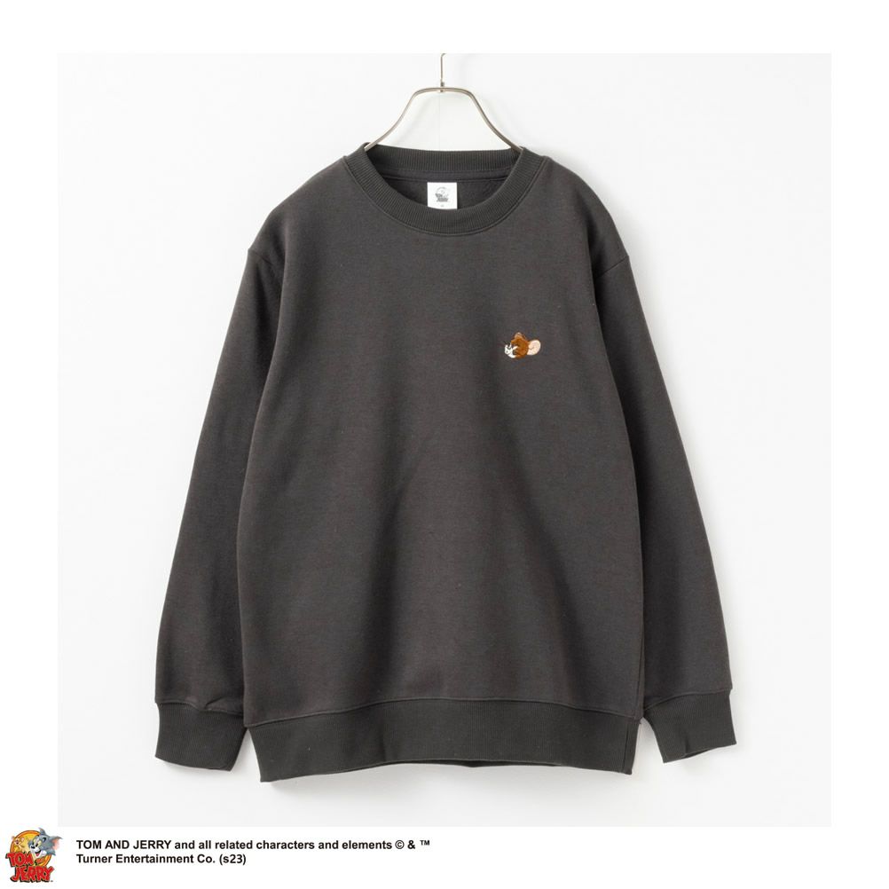 Tom and Jerry 裏起毛トレーナー レディース