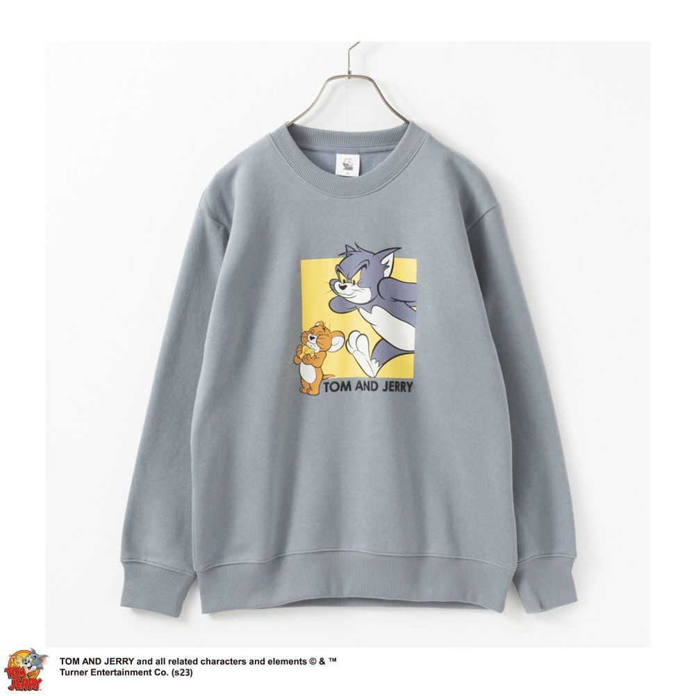Tom and Jerry 裏起毛トレーナー レディース
