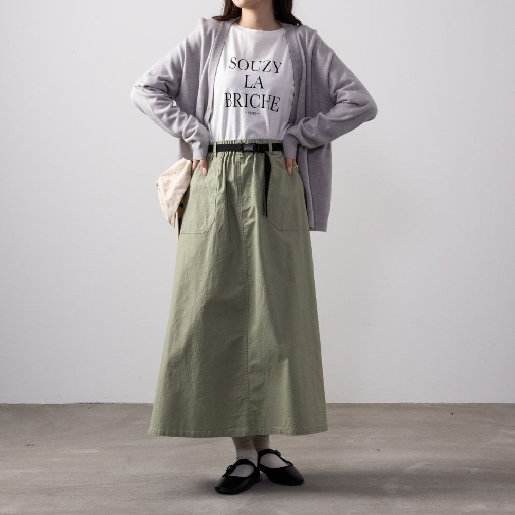 LOGOS PARK  ストレッチスカート レディース商品画像-4