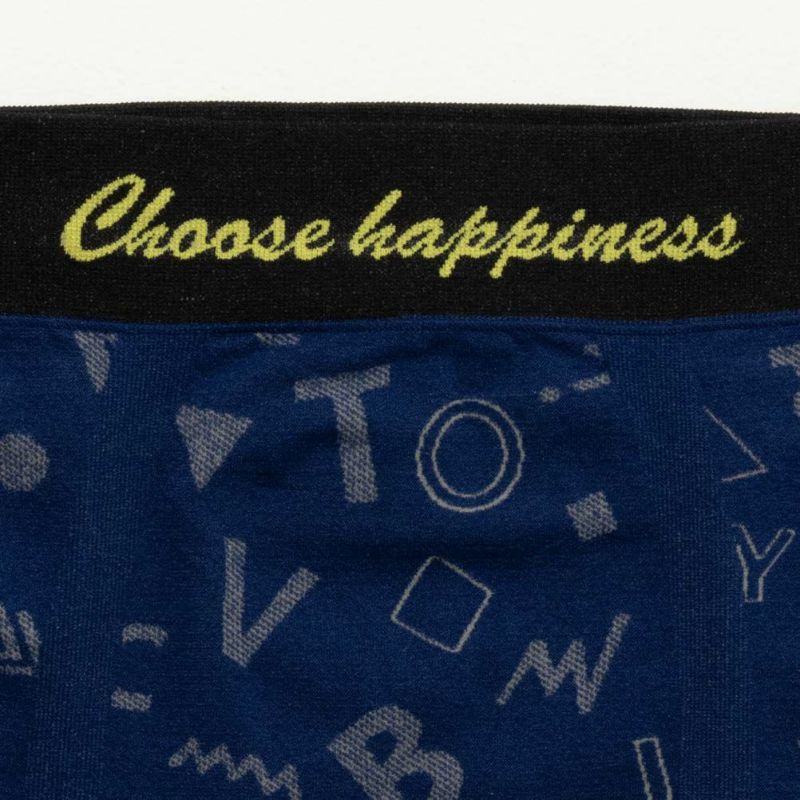 NAVY  英字ロゴ成型ボクサーパンツ メンズ メール便 対応商品商品画像-3
