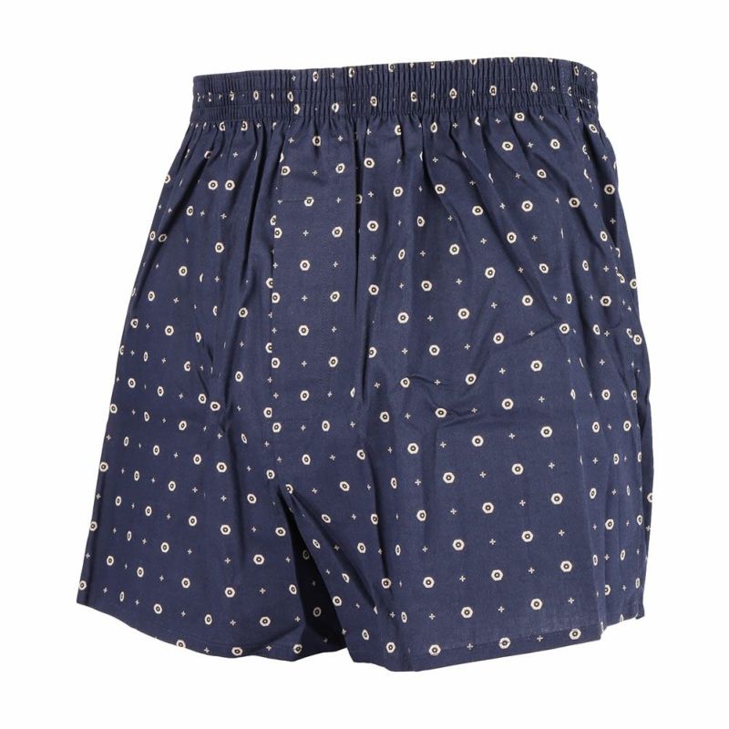 NAVY  小紋柄トランクス メンズ ネコポス 対応商品商品画像-1