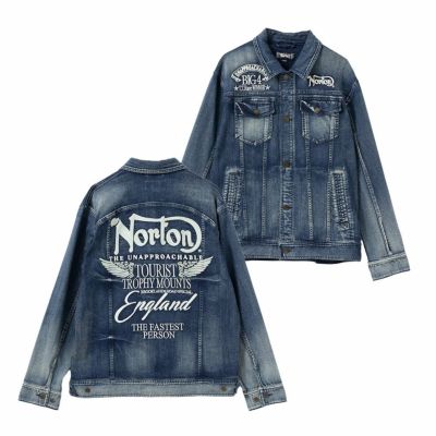 Norton ストレッチデニムジャケット メンズ