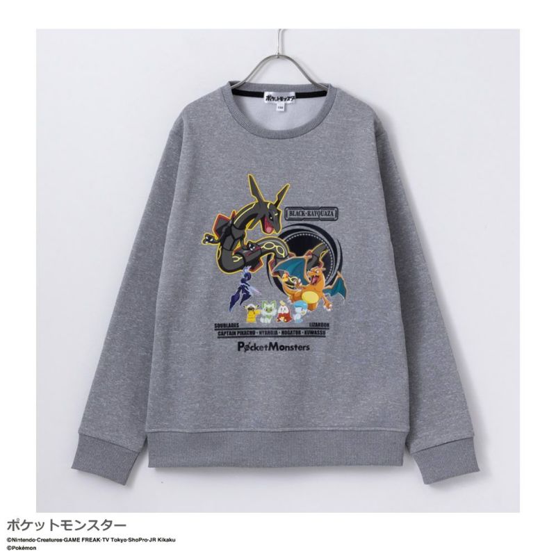 ポケットモンスター 裏起毛プリントトレーナー キッズ商品画像-3