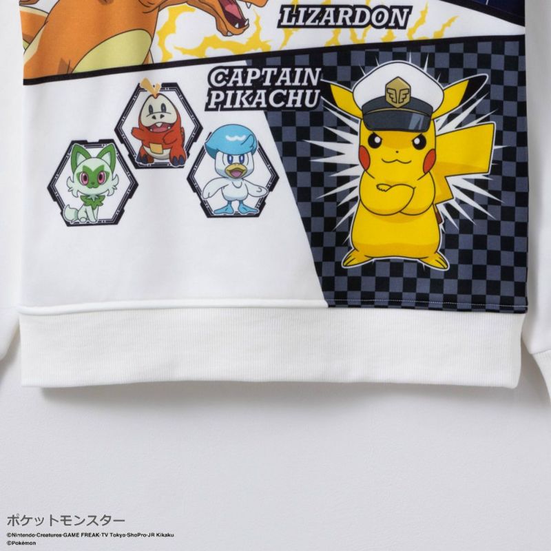 ポケットモンスター 裏起毛プリントトレーナー キッズ商品画像-13