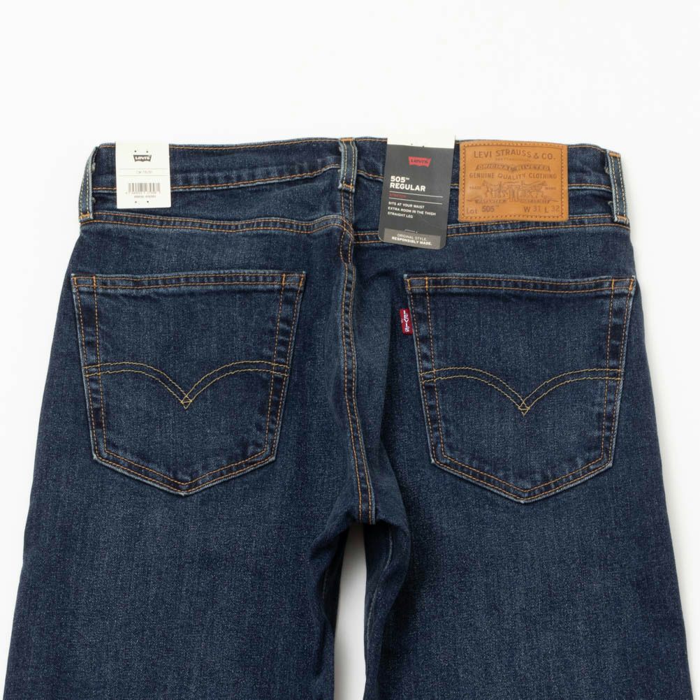 Levi's 505(TM) レギュラーフィット ストレートデニムパンツ メンズ