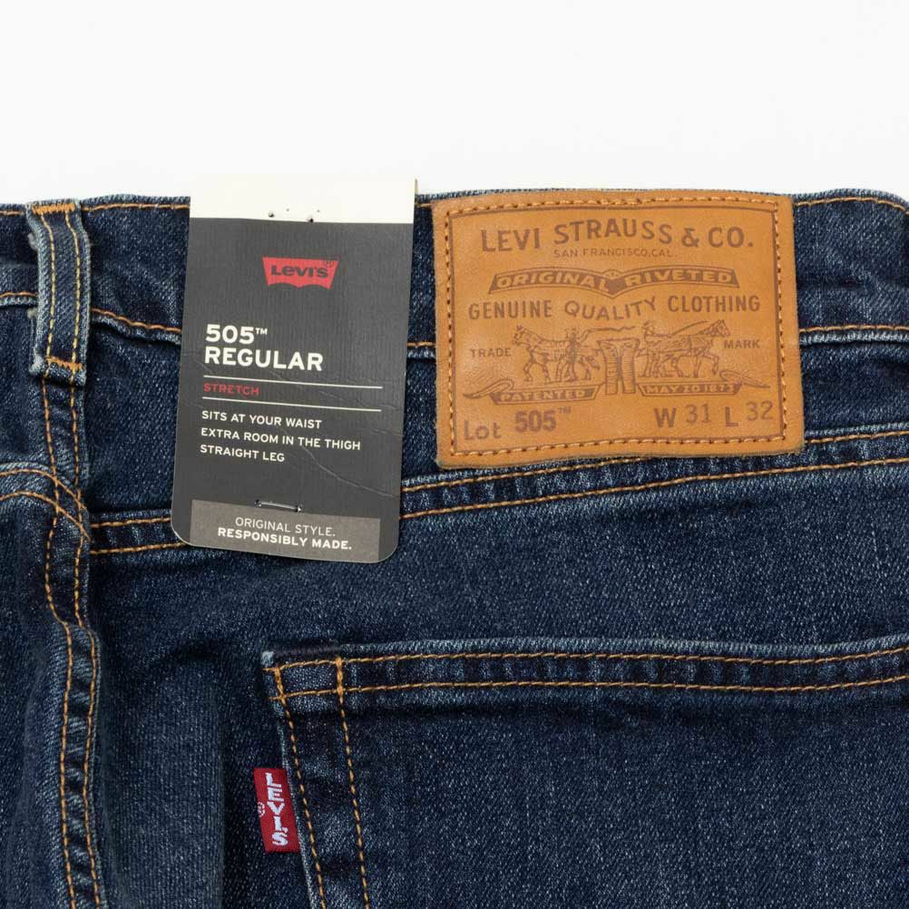 Levi's 505(TM) レギュラーフィット ストレートデニムパンツ メンズ