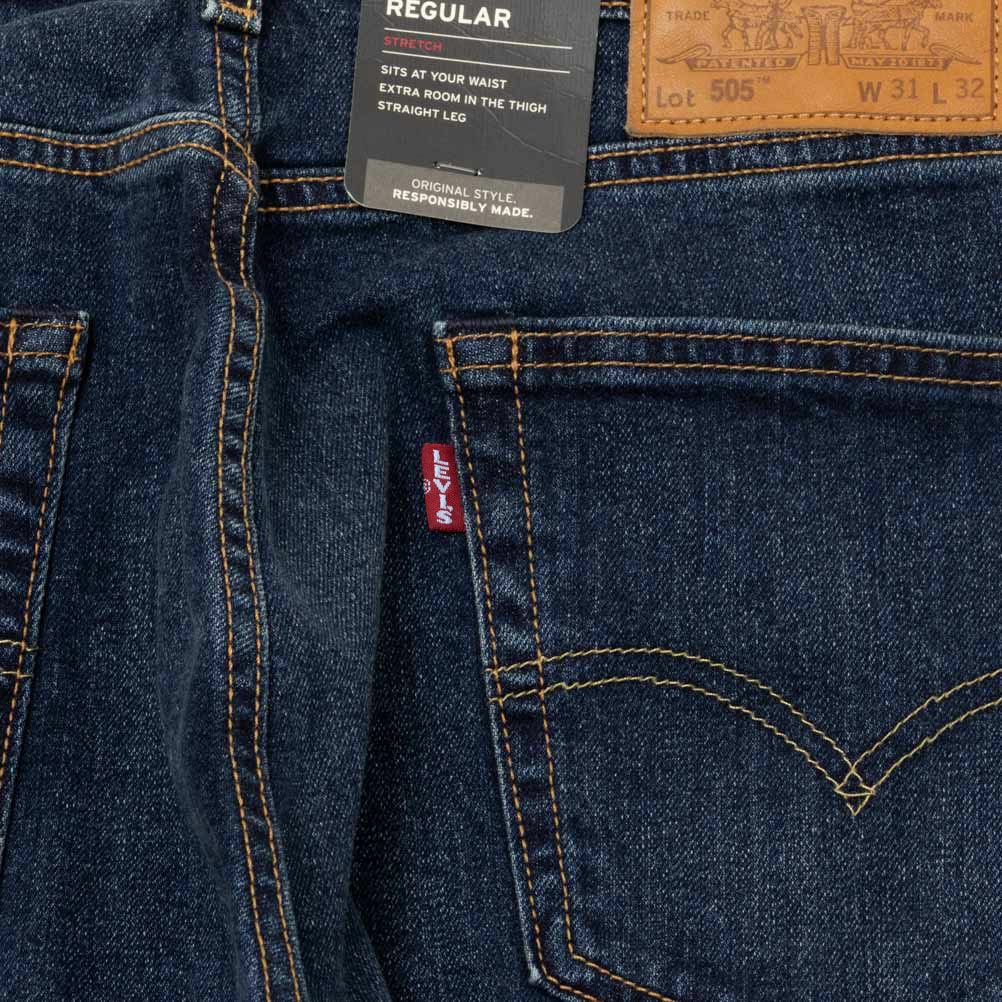 Levi's 505(TM) レギュラーフィット ストレートデニムパンツ メンズ