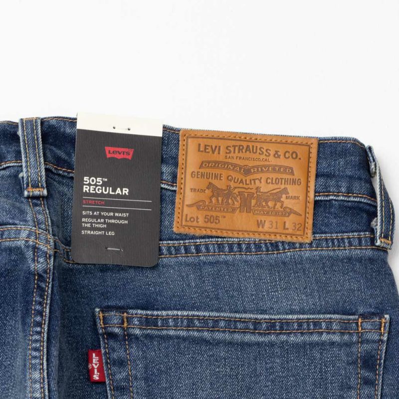 Levi's 505(TM) レギュラーフィット ストレートデニムパンツ メンズ