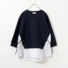 NAVY  時短フェイクレイヤードプルオーバー レディース商品サムネイル-9