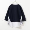 NAVY  時短フェイクレイヤードプルオーバー レディース商品サムネイル-10