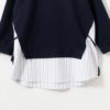 NAVY  時短フェイクレイヤードプルオーバー レディース商品サムネイル-15