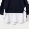 NAVY  時短フェイクレイヤードプルオーバー レディース商品サムネイル-16