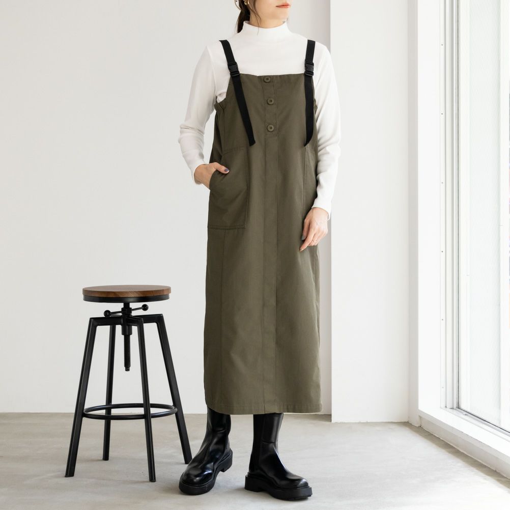 NAVY  カーゴジャンパースカート レディース商品画像-1