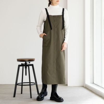 NAVY  カーゴジャンパースカート レディース