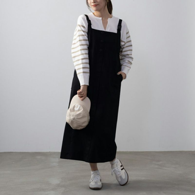 NAVY  カーゴジャンパースカート レディース商品画像-2