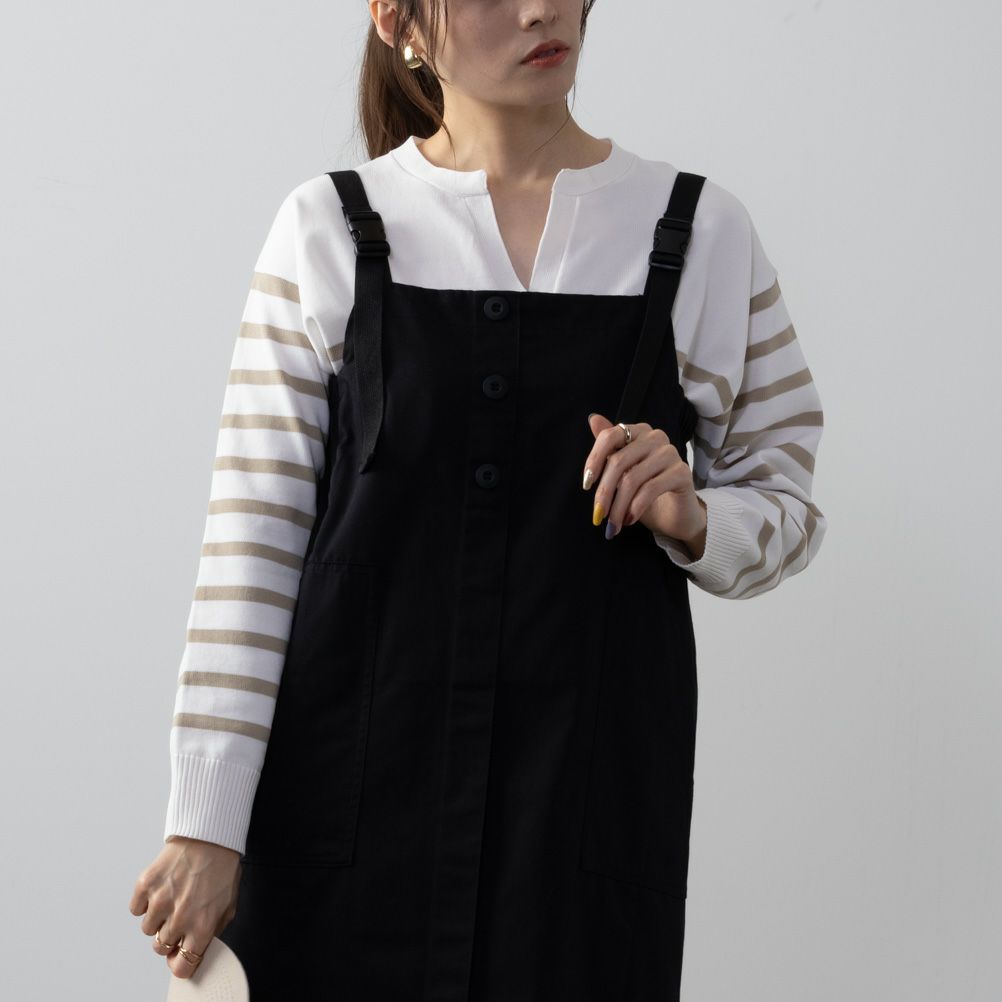 NAVY  カーゴジャンパースカート レディース商品サムネイル-6