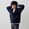 NAVY  ニットカーディガンアンサンブル キッズ商品サムネイル-3