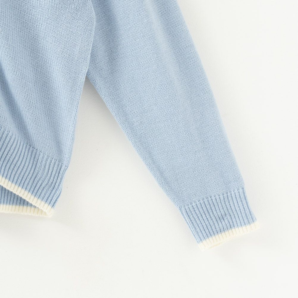 NAVY  ニットカーディガンアンサンブル キッズ商品画像-14