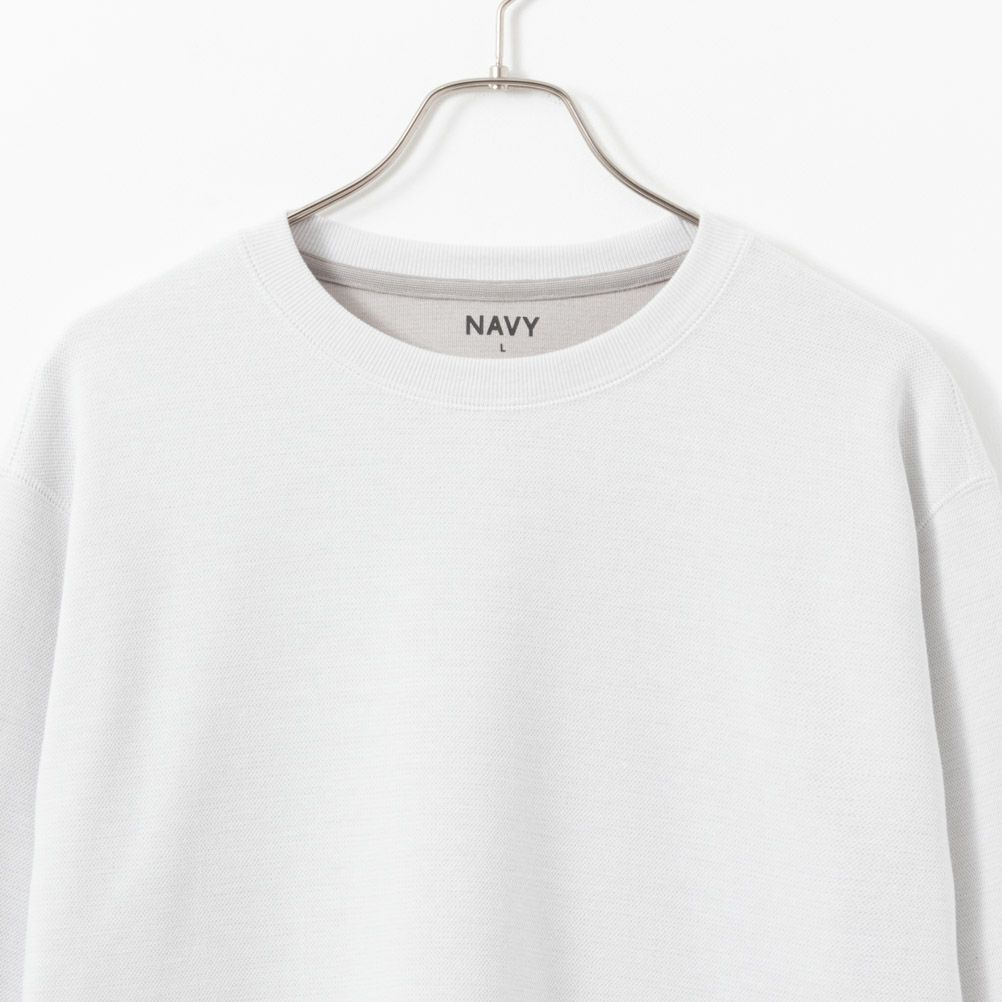 NAVY  ダブルフェイスロングスリーブTシャツ メンズ商品画像-5