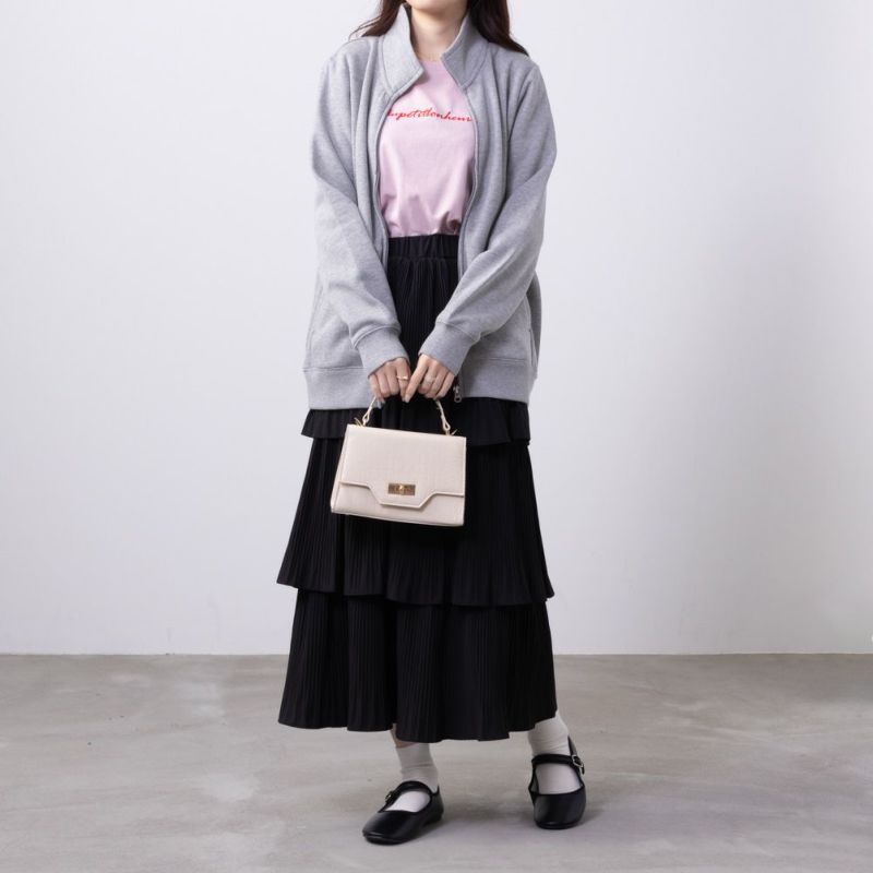 CLOTHES TRUCK  裏起毛スタンドジップジャケット レディース商品画像-8