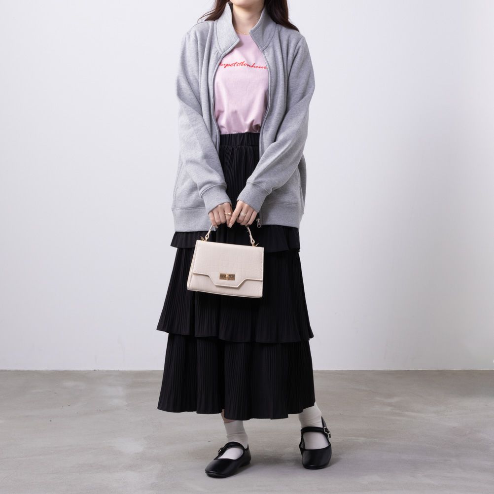 CLOTHES TRUCK  裏起毛スタンドジップジャケット レディース商品サムネイル-8