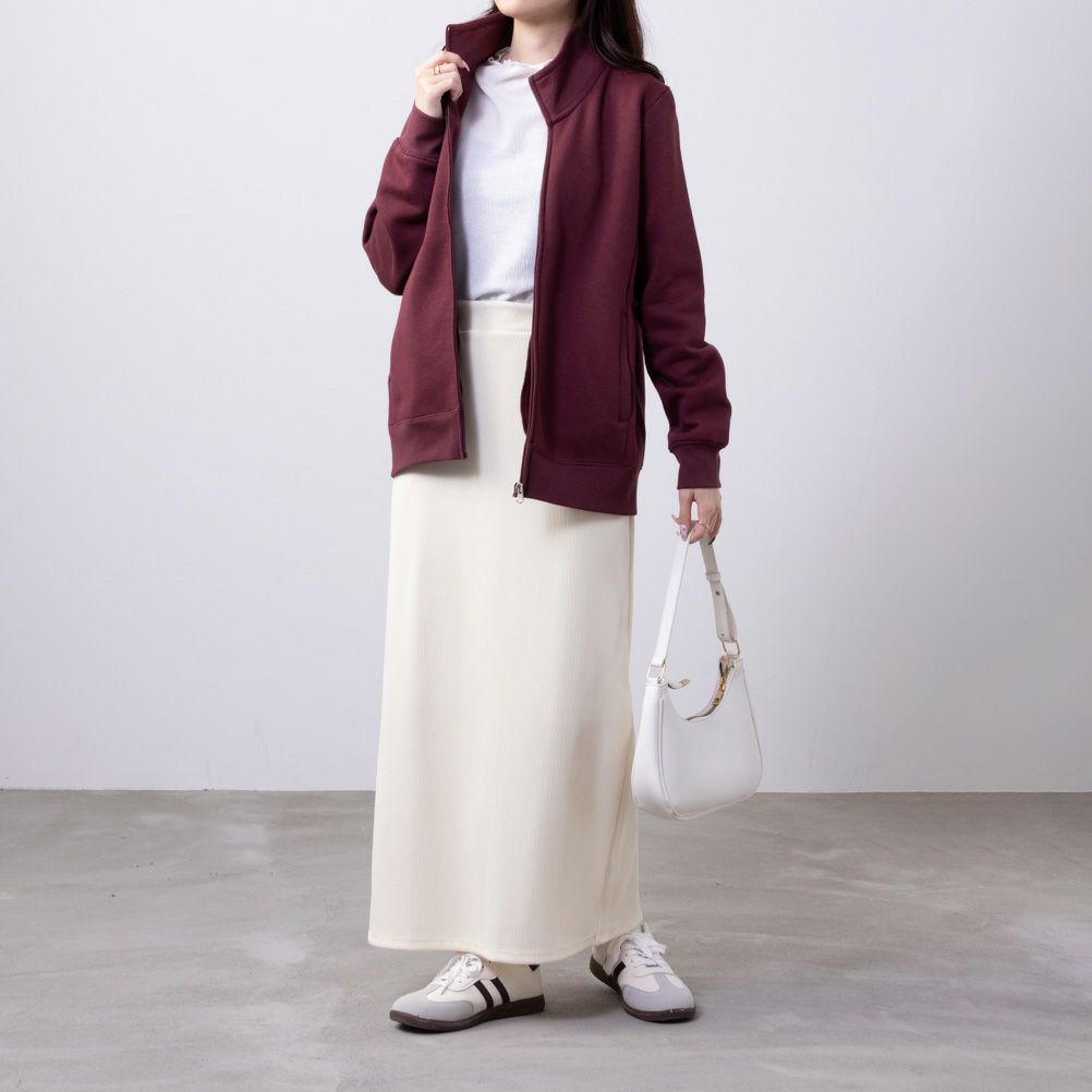 CLOTHES TRUCK  裏起毛スタンドジップジャケット レディース商品サムネイル-10