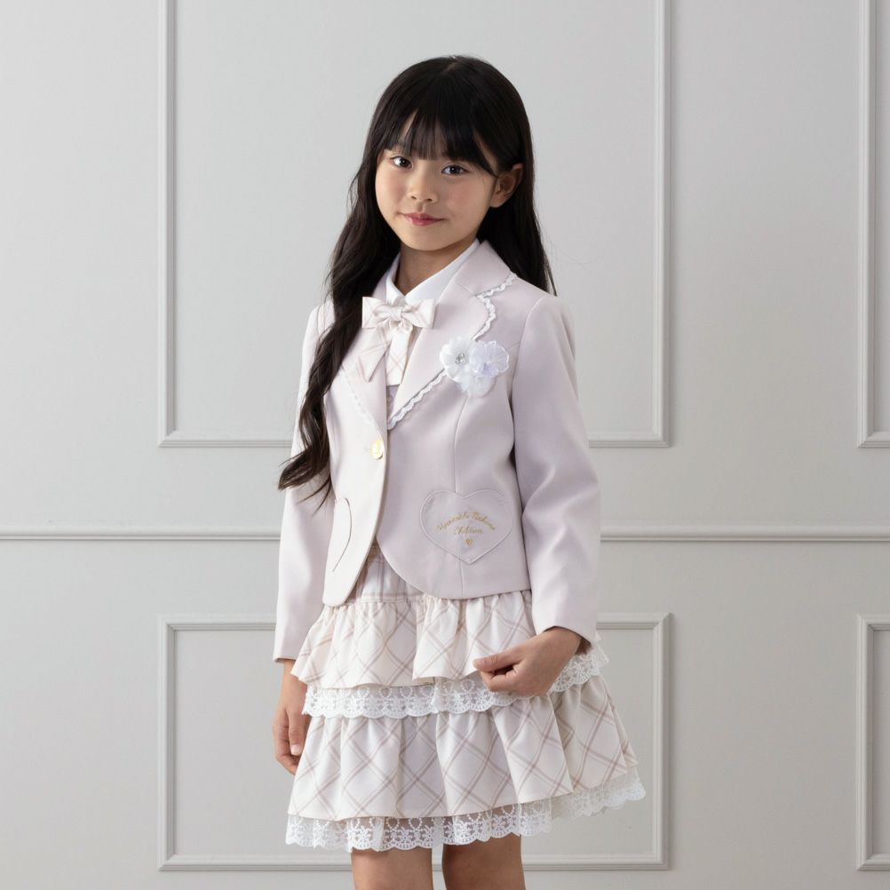 hiromichi nakano children  女児入学3点スーツ キッズ商品サムネイル-2