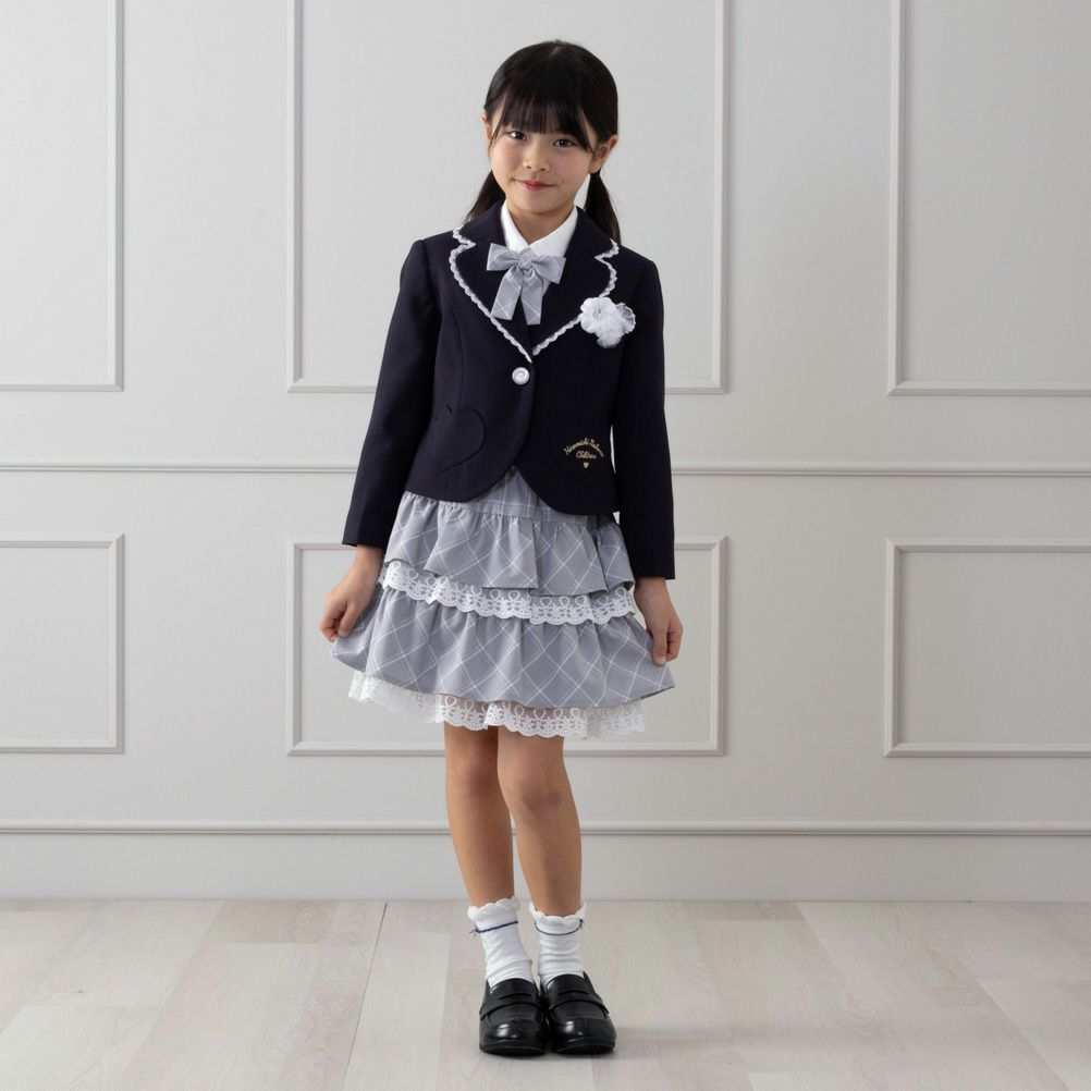 [期間限定価格]hiromichi nakano children  女児入学3点スーツ キッズ商品サムネイル-3