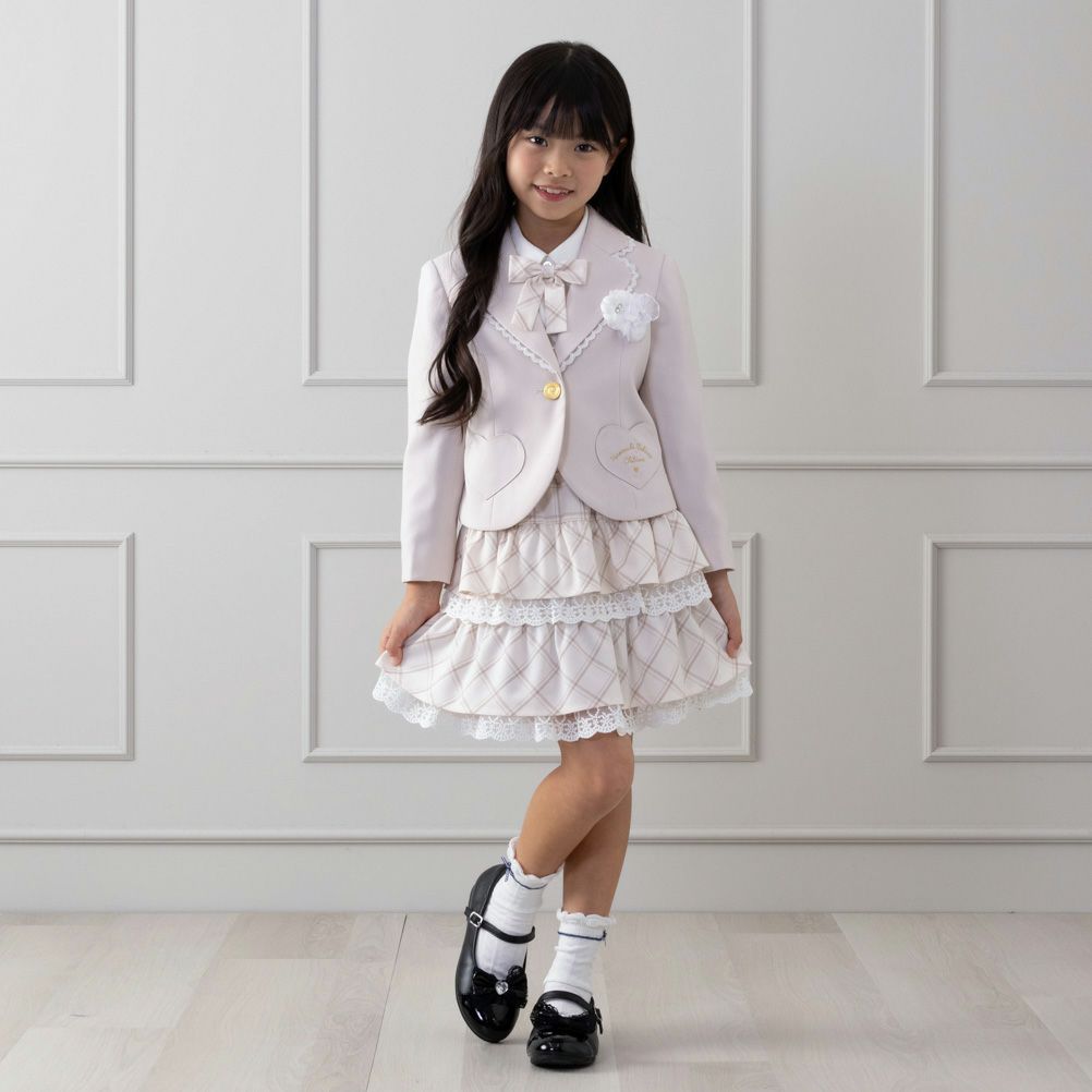 hiromichi nakano children  女児入学3点スーツ キッズ商品サムネイル-6