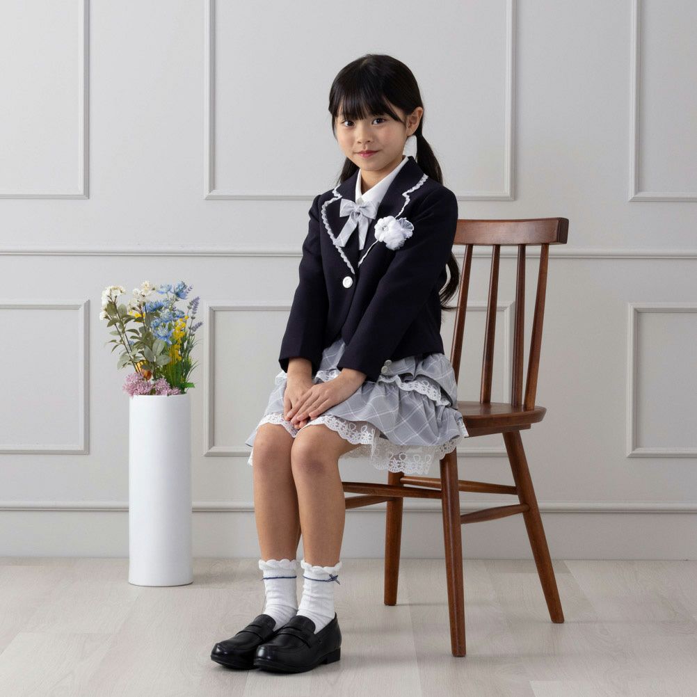 [期間限定価格]hiromichi nakano children  女児入学3点スーツ キッズ商品サムネイル-17