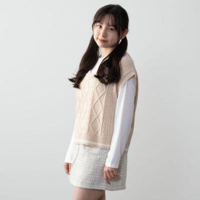 NAVY  ニットベストアンサンブル キッズ