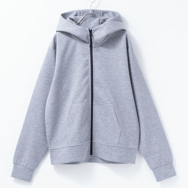 [期間限定価格]NAVY  ポンチ素材 ストレッチジップパーカー キッズ商品画像-8