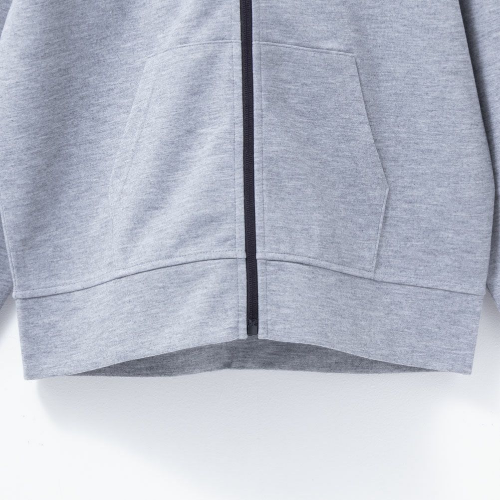 NAVY ポンチ素材 ストレッチジップパーカー キッズ