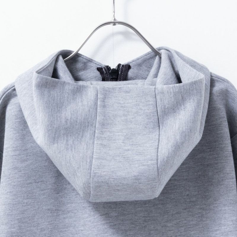 [期間限定価格]NAVY  ポンチ素材 ストレッチジップパーカー キッズ商品画像-15