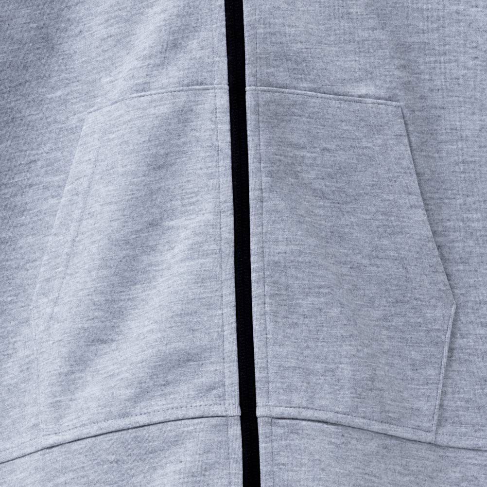 NAVY  ポンチ素材 ストレッチジップパーカー キッズ商品画像-16