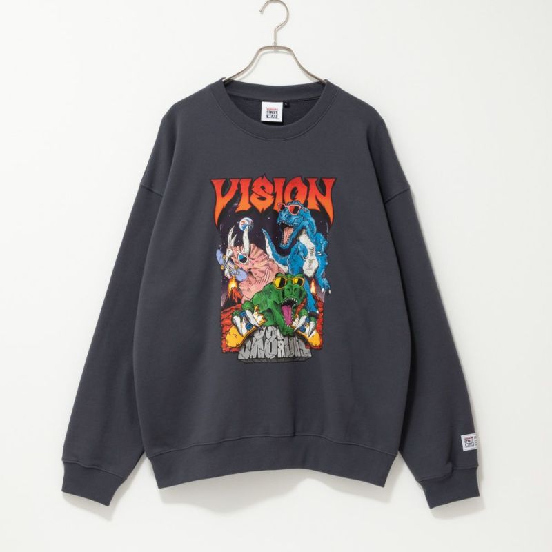 【オンラインストア限定】VISION STREET WEAR  ロックダイナソートレーナー メンズ商品画像-1
