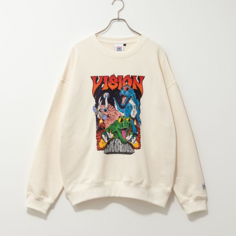 【オンラインストア限定】VISION STREET WEAR  ロックダイナソートレーナー メンズ商品画像-2