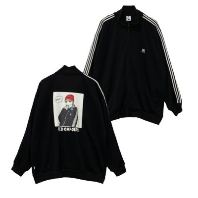 RED CAP GIRL  ジャージ素材 バックプリントトラックジャケット メンズ