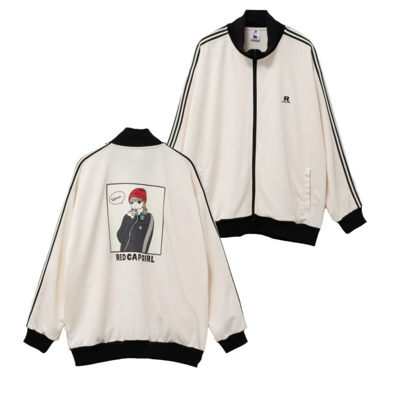 RED CAP GIRL  ジャージ素材 バックプリントトラックジャケット メンズ商品画像-2