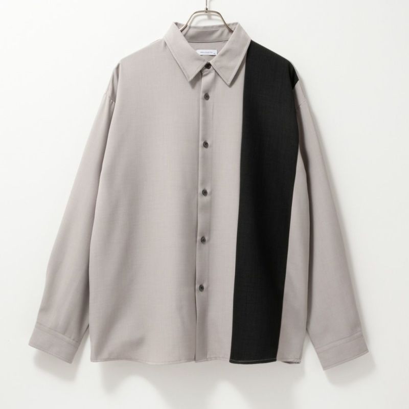 URBAN COLLECTION  ポリツイル切替長袖シャツ メンズ商品画像-1