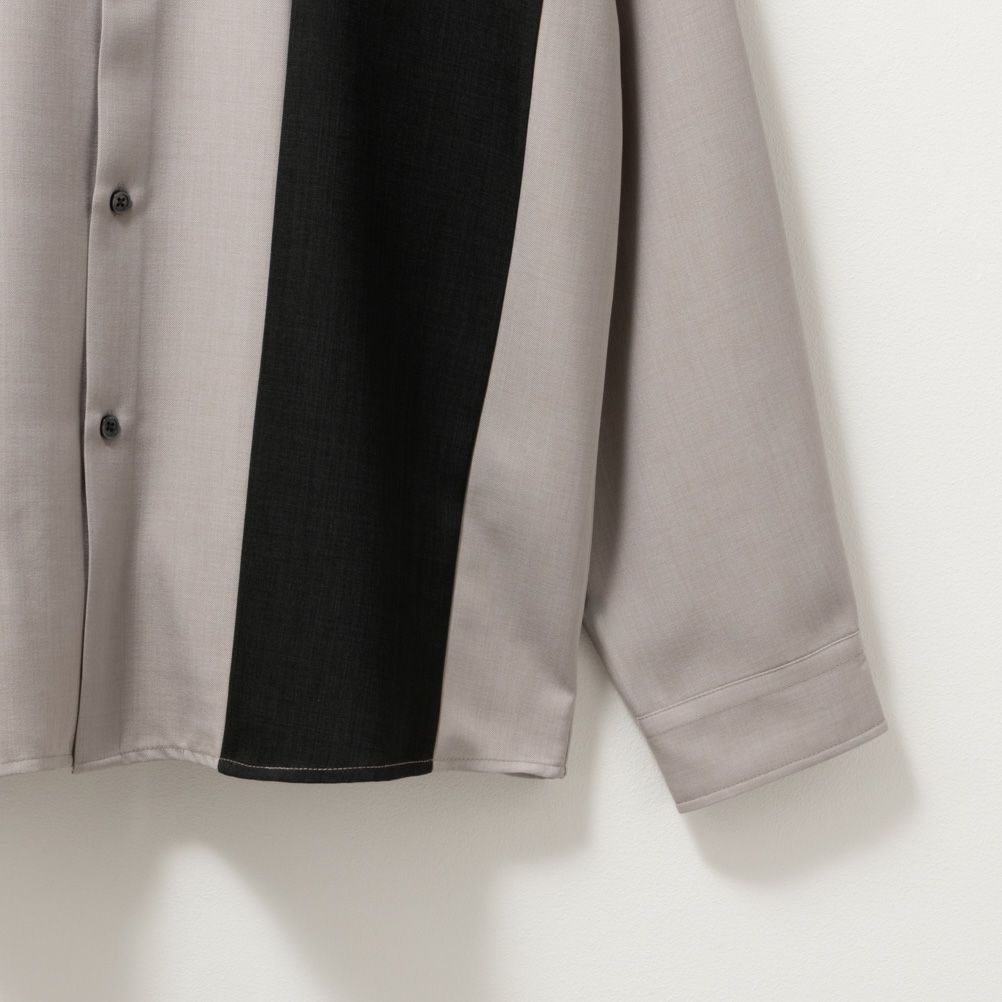 URBAN COLLECTION  ポリツイル切替長袖シャツ メンズ商品画像-5