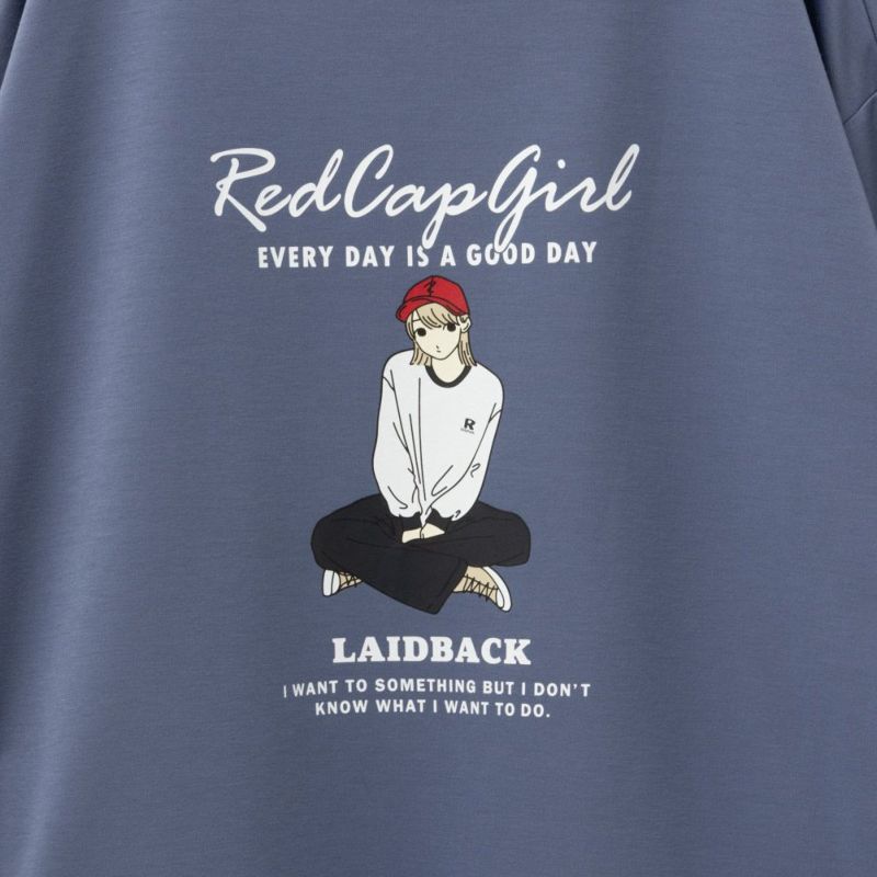 RED CAP GIRL ポンチ素材 配色切替フーディー メンズ商品画像-14