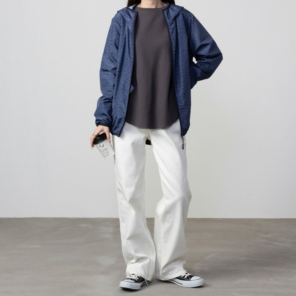 NAVY 撥水ライトフーディー レディース