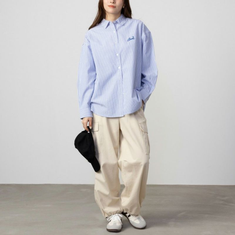 Arnie Arnold Palmer アーニーアーノルドパーマー ブロードストライプシャツ レディース商品画像-10