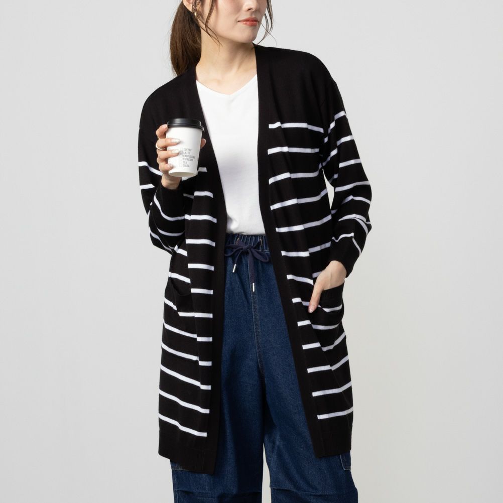 NAVY ウォッシャブルカーディガンアンサンブル レディース商品画像-3